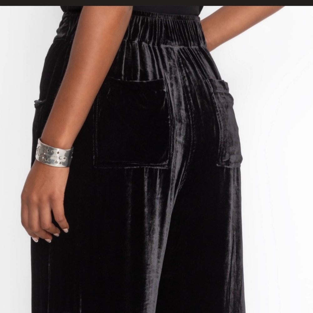 New Johnny Was Black Steffania Wide Leg Pleat Pants size S - Picture 14 of 16